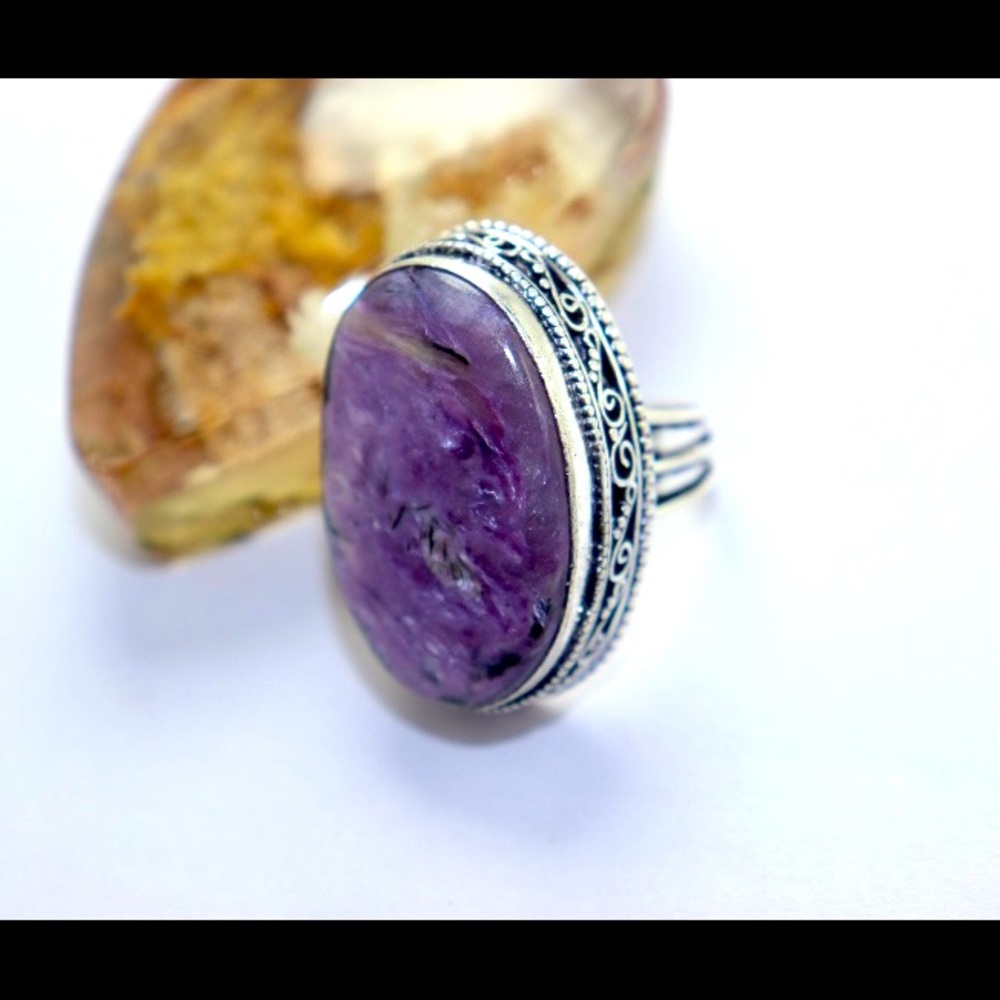Siberian Charoite ring